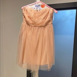 Lulu's Strapless Blush Dress